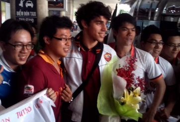 U19 AS Roma đã có mặt tại Việt Nam